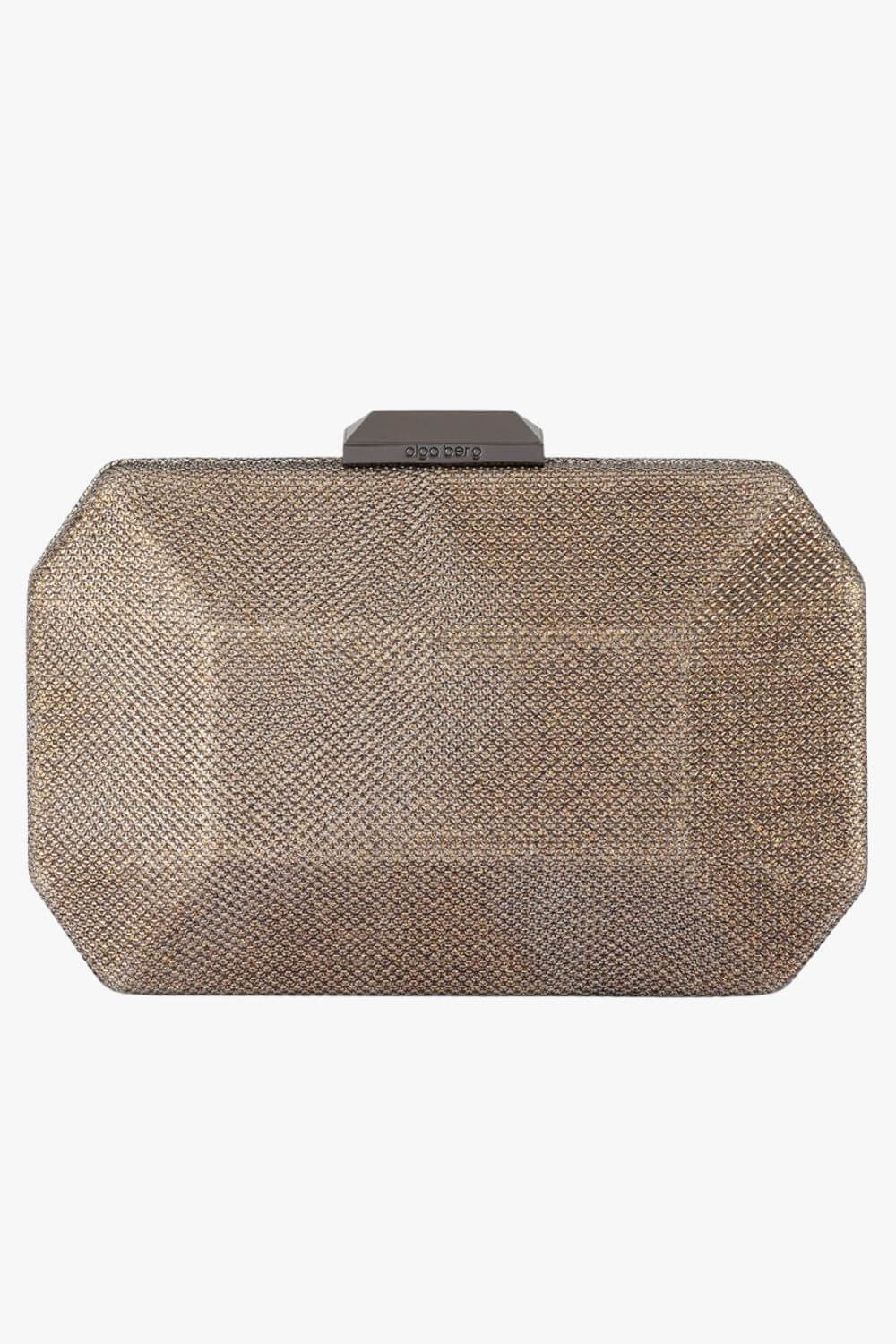 Olga Berg Avery Faceted Clutch