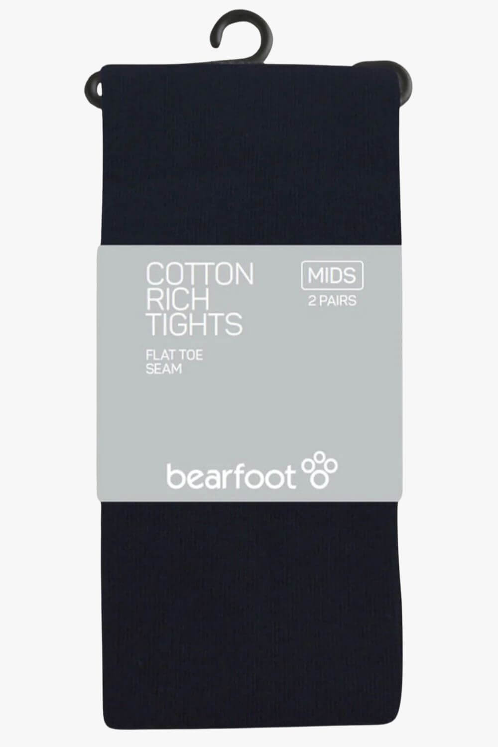Bearfoot Ladies Cotton Rich Tights - 2 Pack