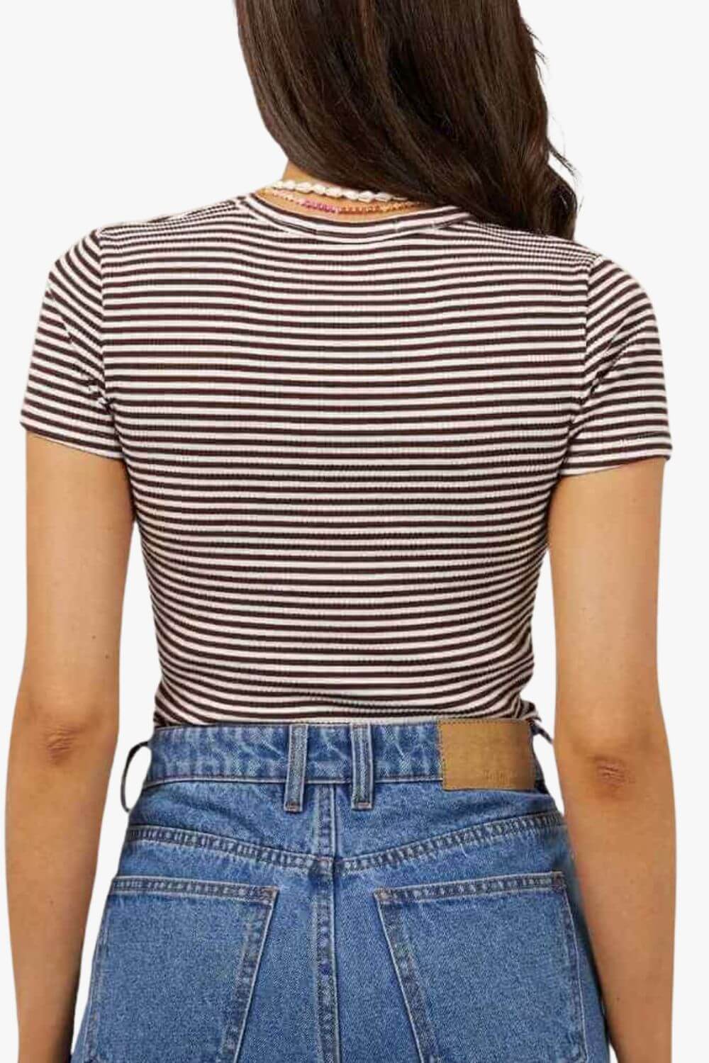 All About Eve Rib Stripe Tee