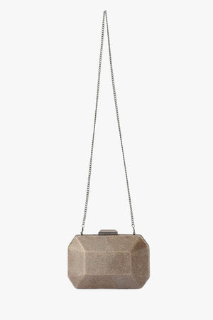 Olga Berg Avery Faceted Clutch