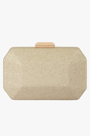 Olga Berg Avery Faceted Clutch