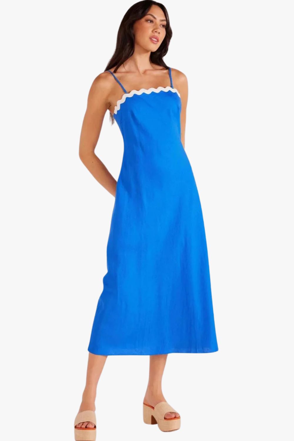 Mink Pink Florence Rikrak Midi Dress