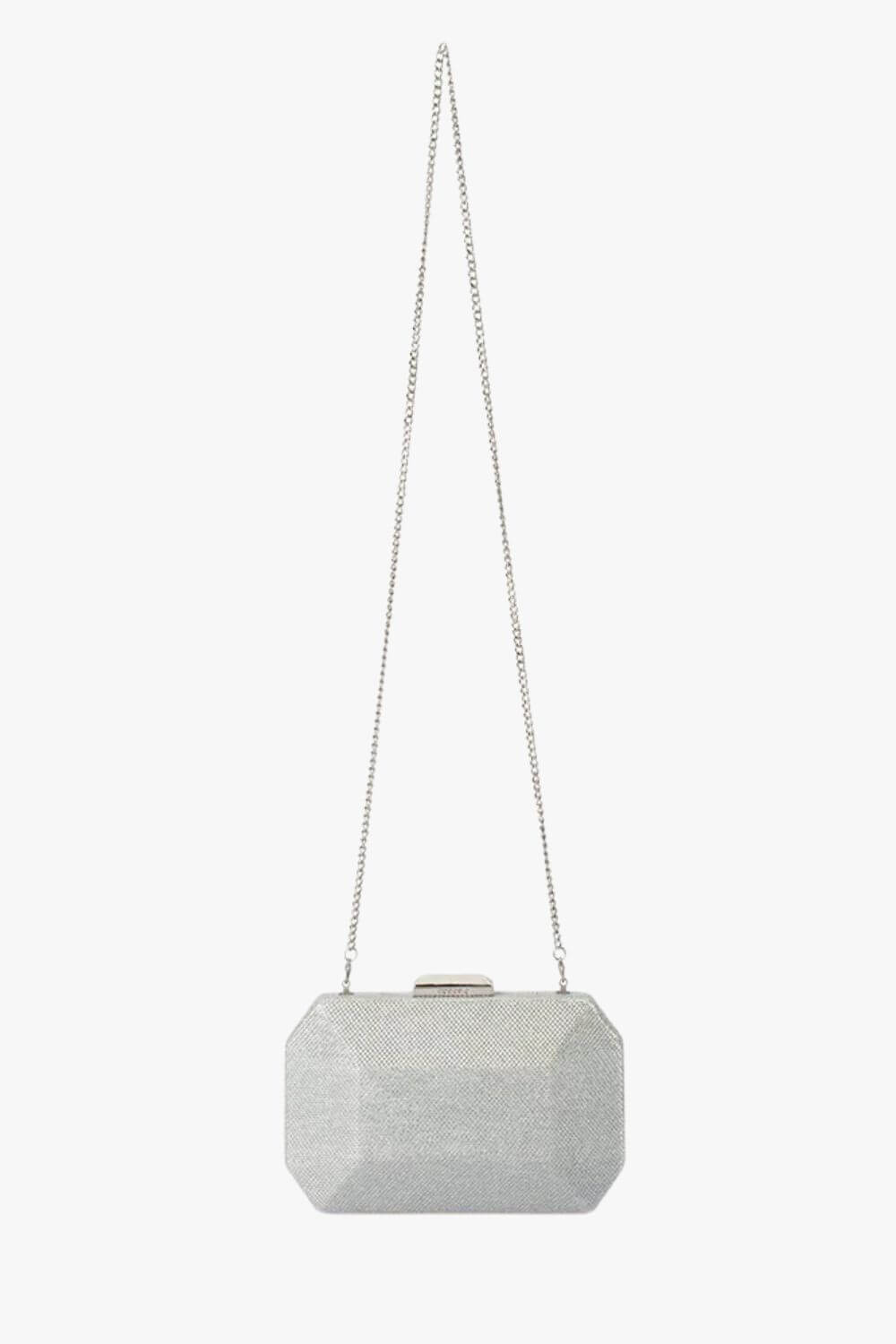 Olga Berg Avery Faceted Clutch