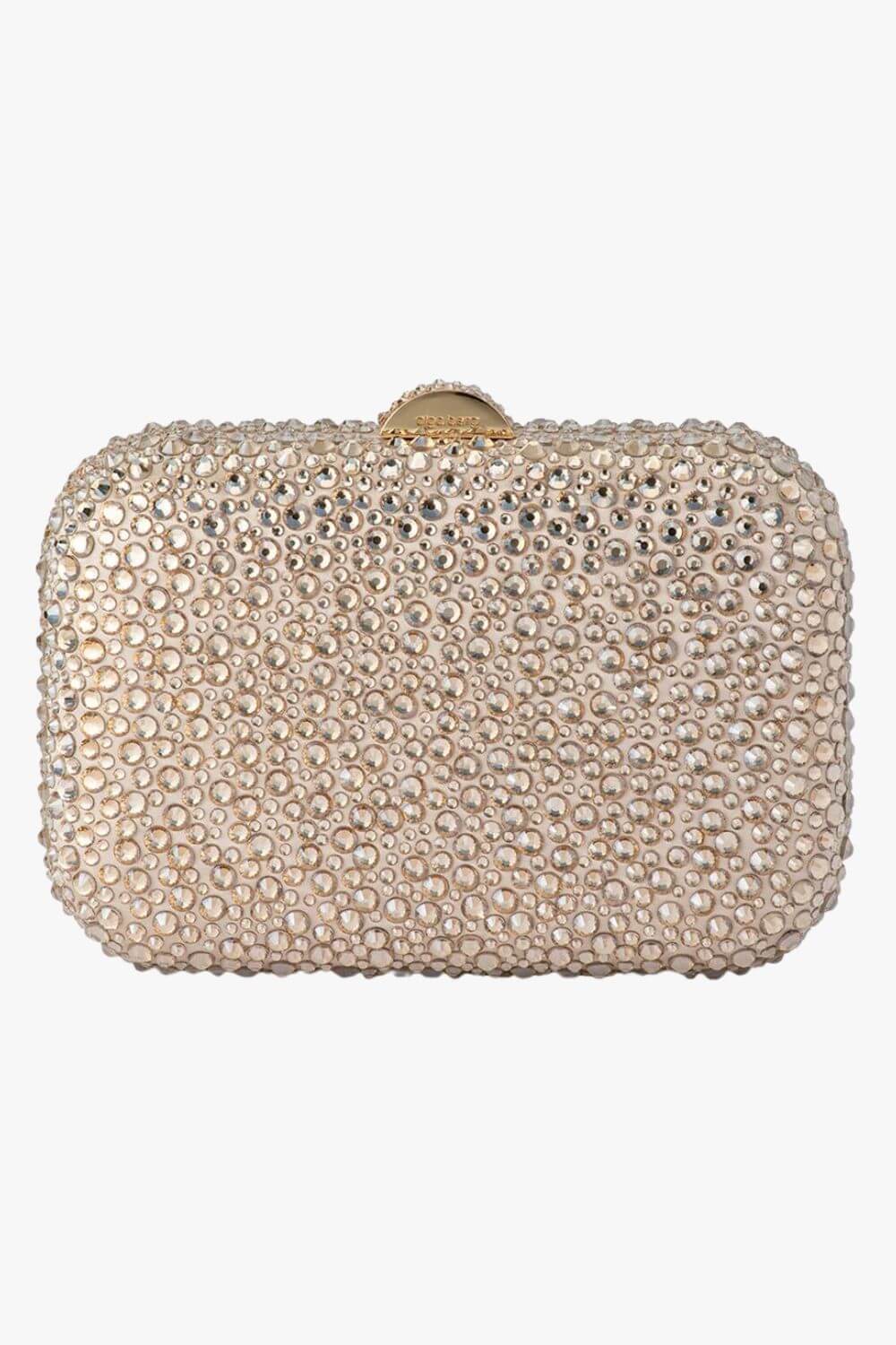 Olga Berg Casey Hotfix Encrusted Clutch
