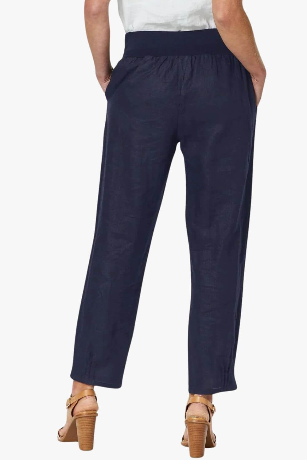 Gordon Smith Jersey Waist Sarah Linen Pant