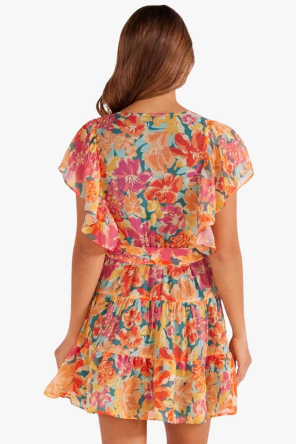 Mink Pink Valla Flutter Mini Dress