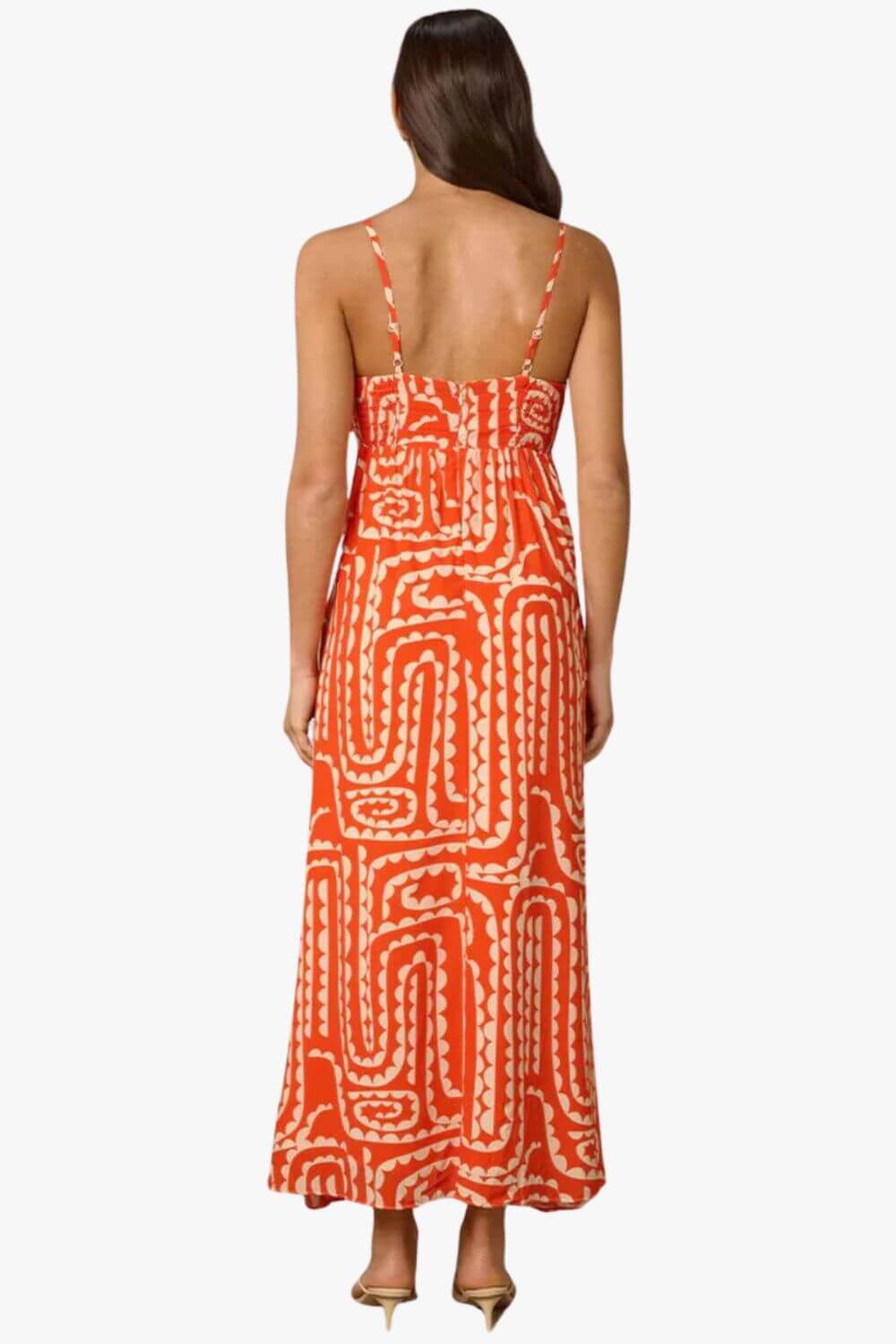 Mon Renn Tempo Print Midi Dress