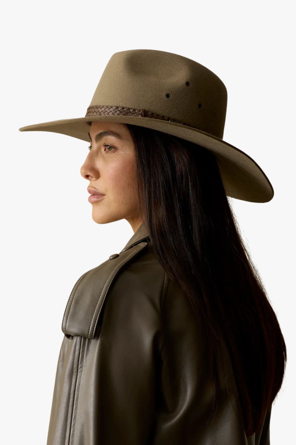 Akubra Riverina Felt Hat Bran