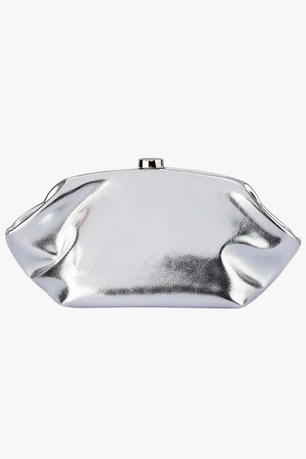 Olga Berg Tally Metallic Clutch