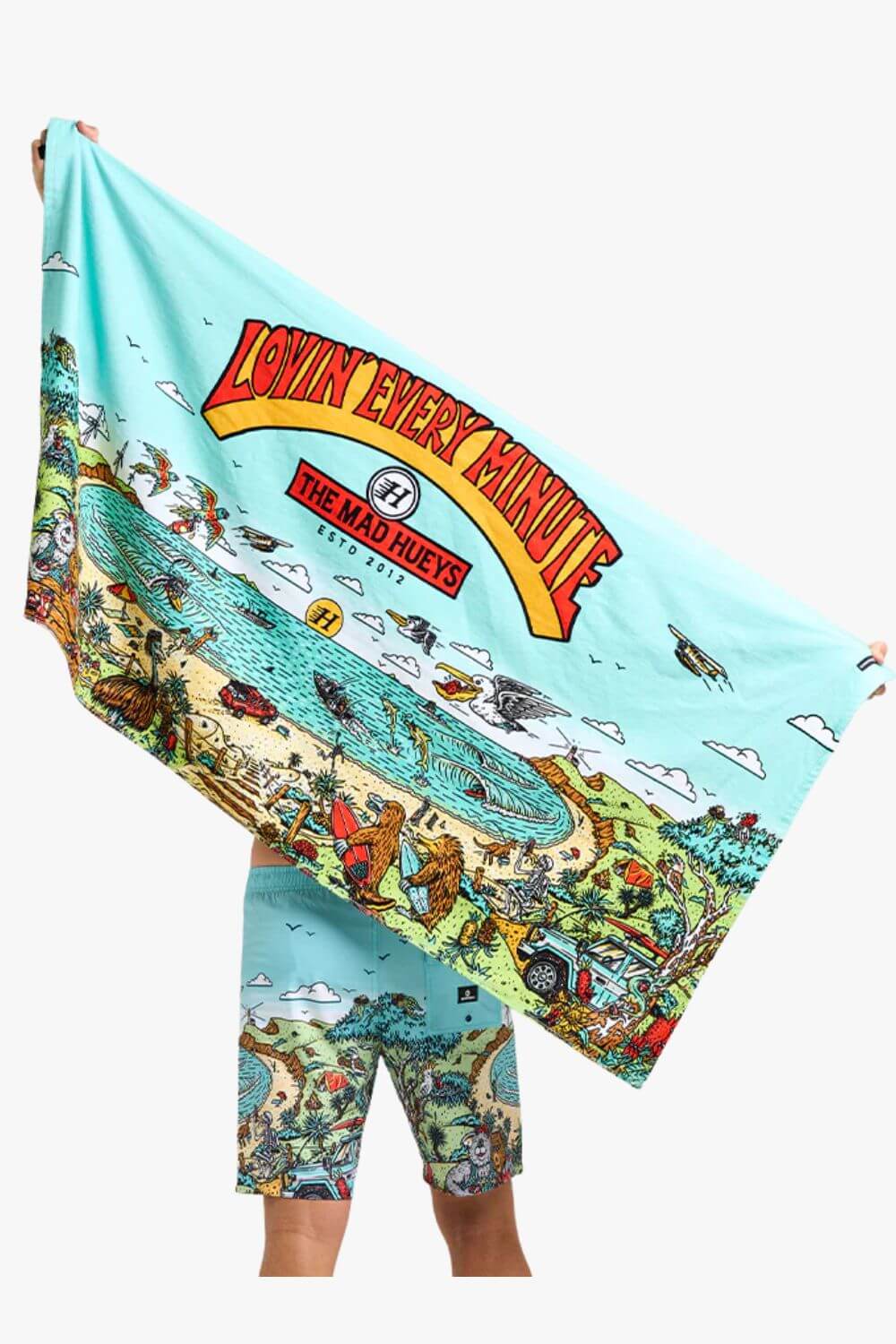 The Mad Hueys Oz Straya Towel
