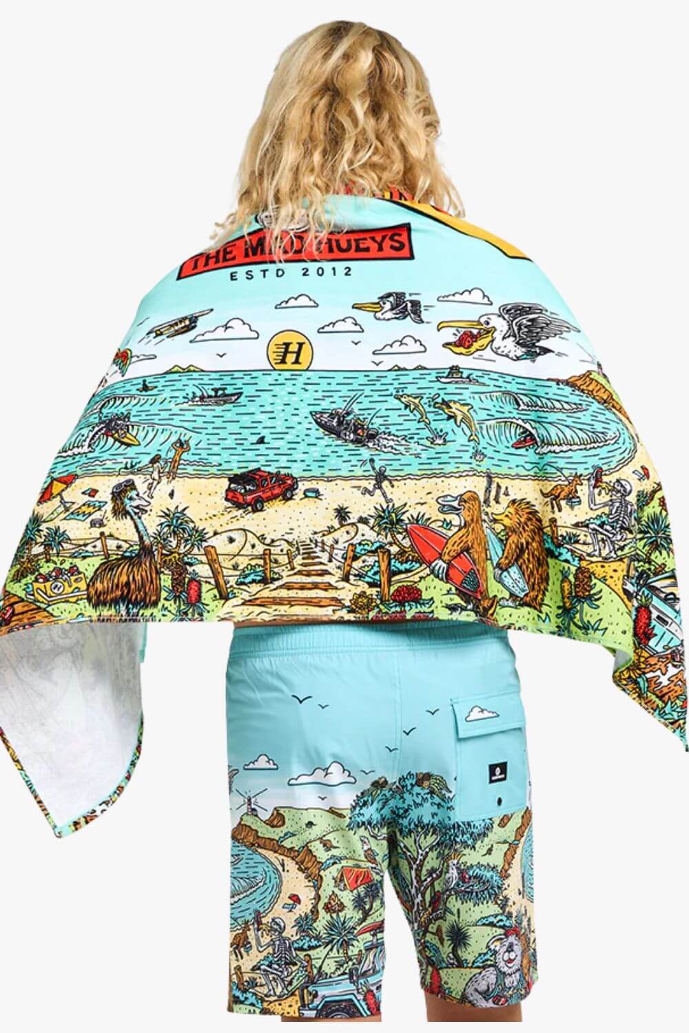 The Mad Hueys Oz Straya Towel