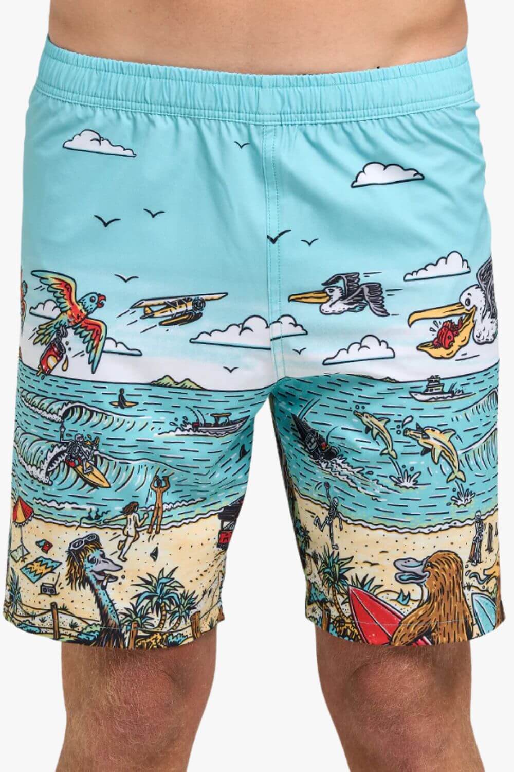 The Mad Hueys Freestyle 18" Swim Volley Short