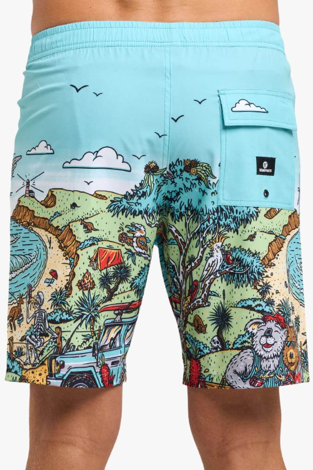 The Mad Hueys Freestyle 18" Swim Volley Short