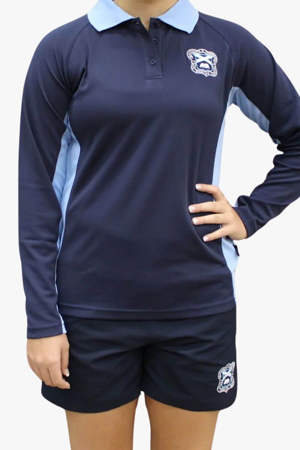 BTC Ladies Long Sleeve Sports Polo