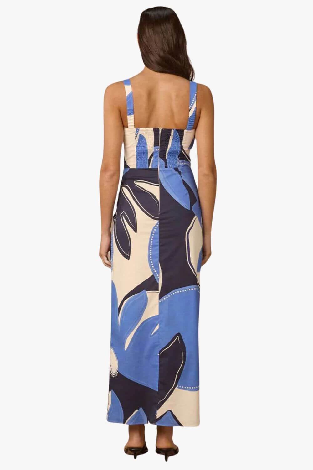 Mon Renn Twilight Palms Maxi Dress