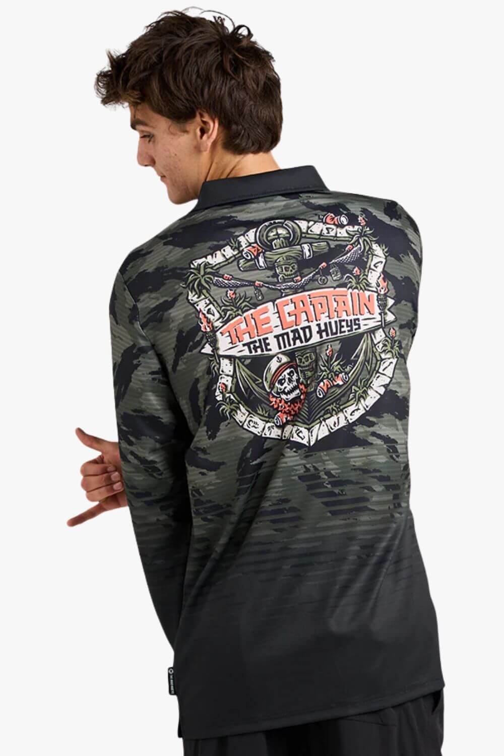 The Mad Hueys The Tiki Captain Fishing Jersey