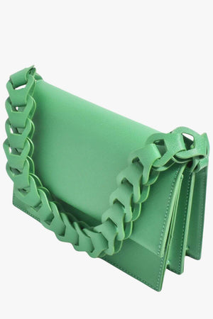 Adorne Jessica Structured Chain Mini Handbags