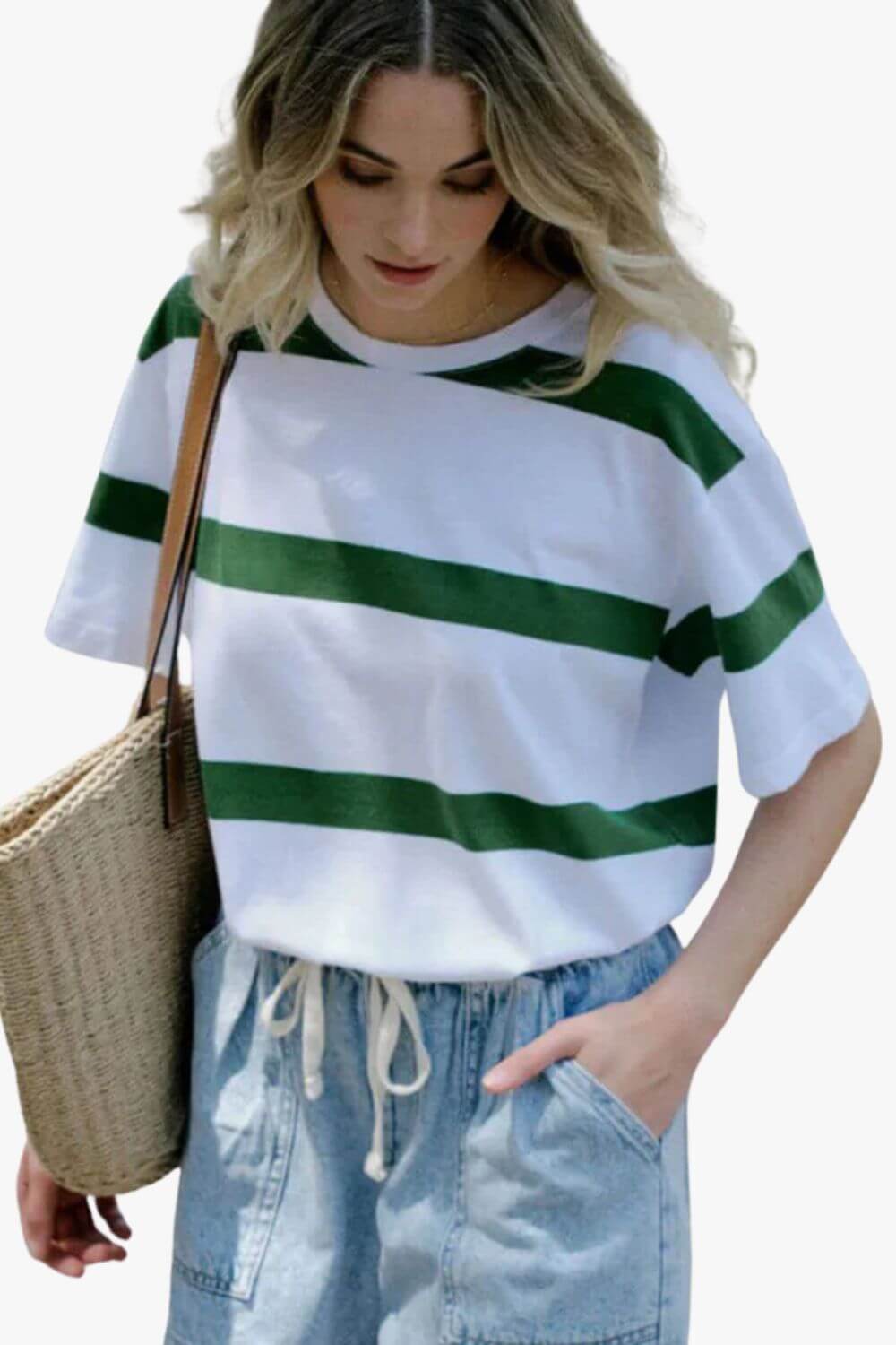 Ceres Life Slouchy Split Hem Tee