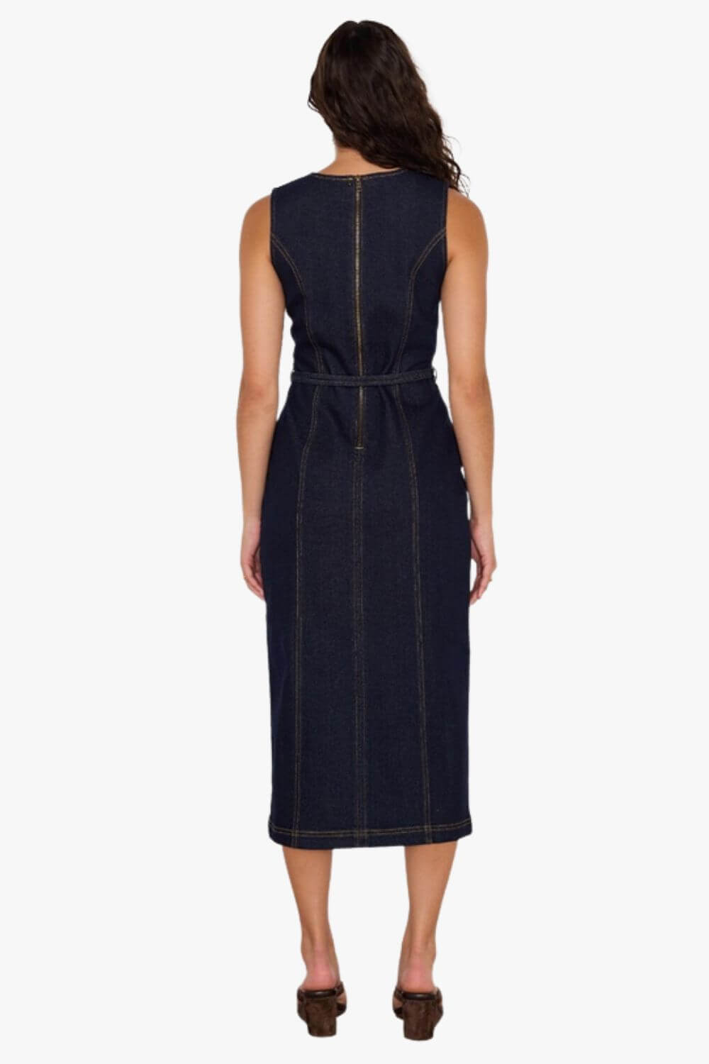 Mink Pink Raya Denim Midi Dress