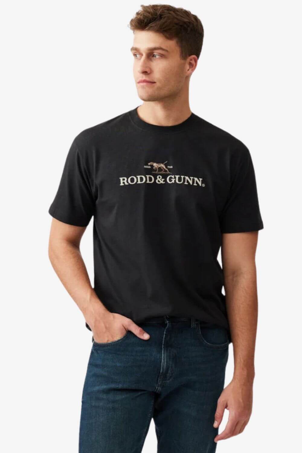 Rodd & Gunn Mens The Peaks Logo T-Shirt