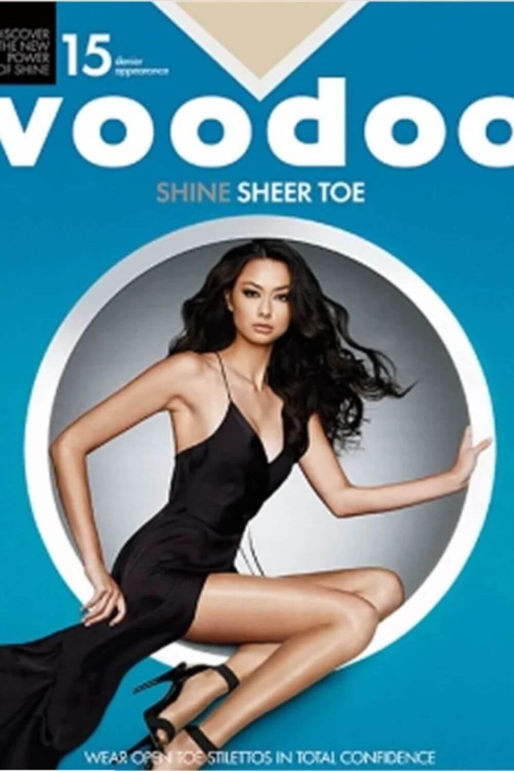 Voodoo Shine Sheer Toe 15 Denier