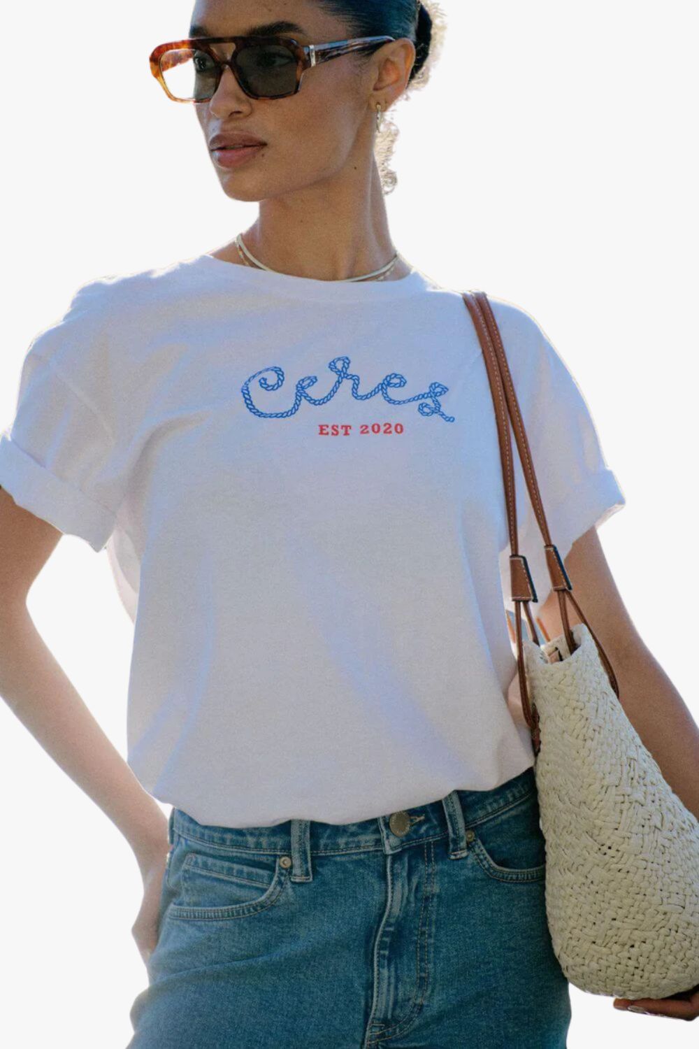 Ceres Life Slouchy Split Hem Tee