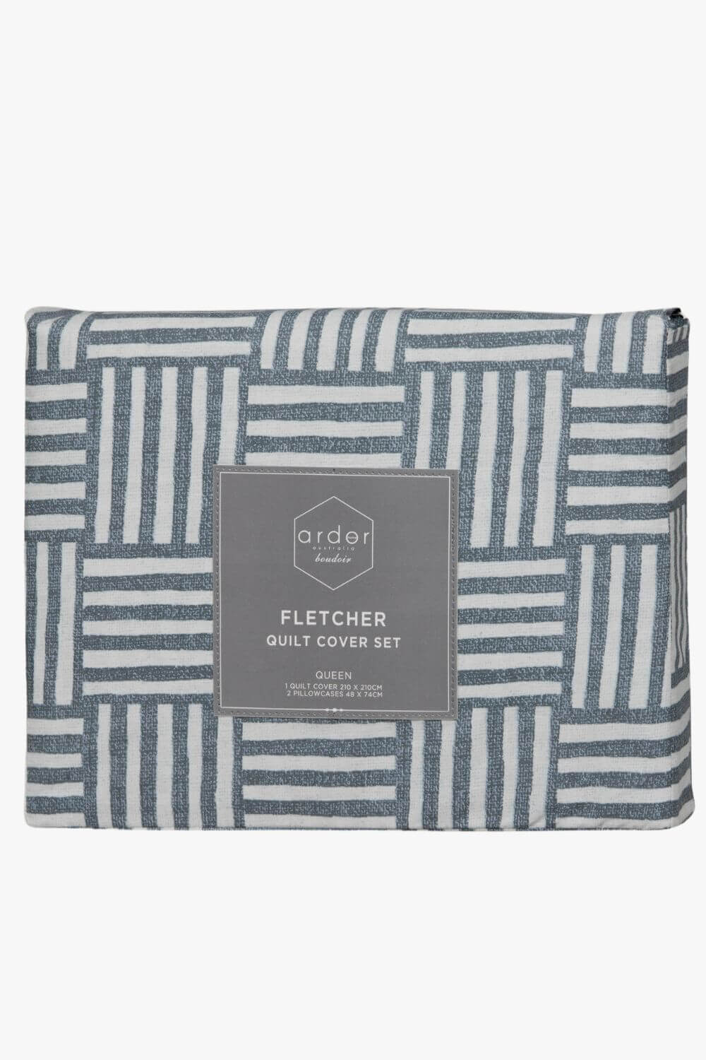 Ardor Boudoir Fletcher Quilt Cover Set - King