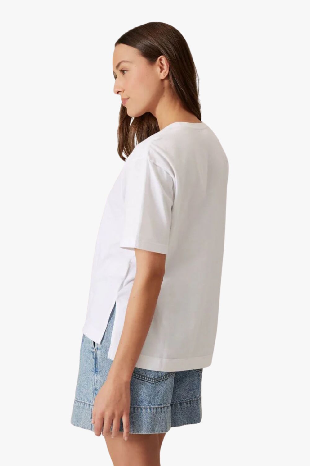 Ceres Life Slouchy Split Hem Tee