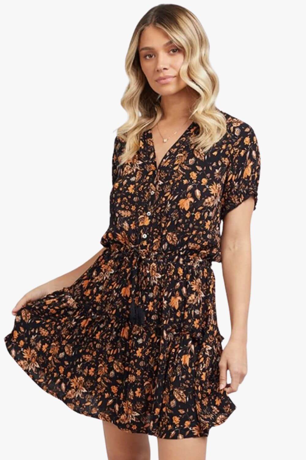 All About Eve Cleo Floral Mini Dress