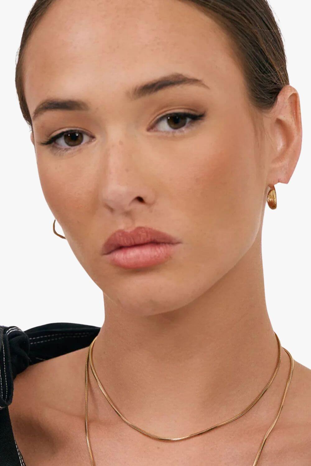 Adorne Mini Enamel Metal Hoops