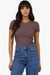 All About Eve Rib Stripe Tee