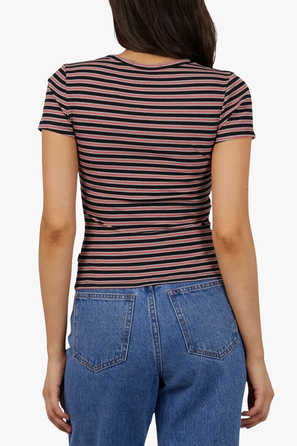 All About Eve Rib Stripe Tee