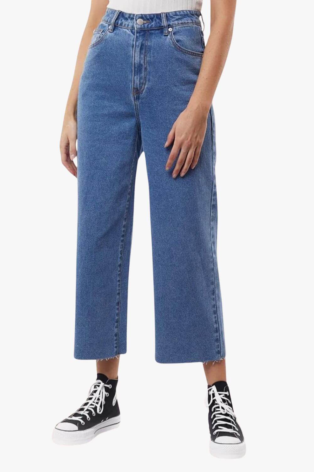 All About Eve Charlie High Rise Wide Leg Jean