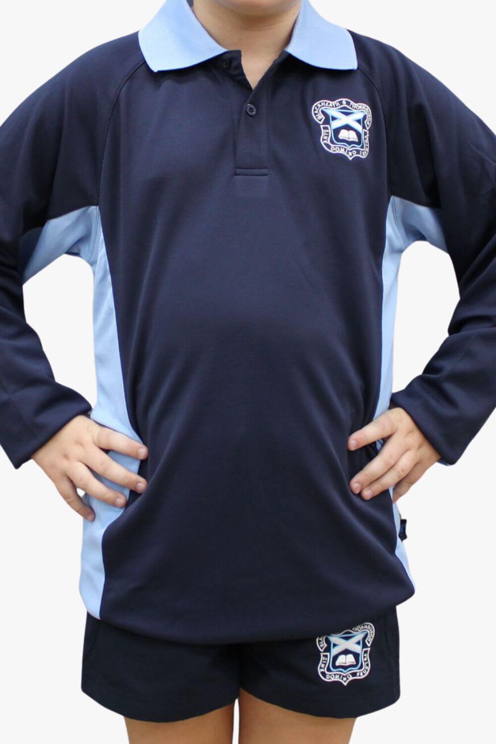 BTC Kids Long Sleeve Sports Polo