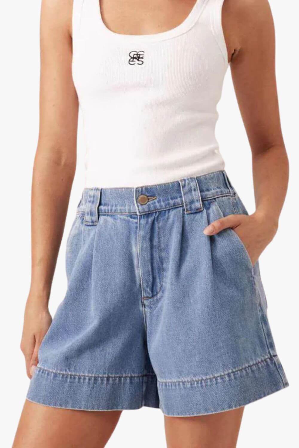 Ceres Life Pleat Front Short