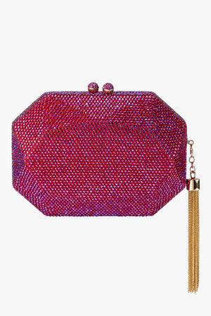 Olga Berg Matty Crystal Clutch