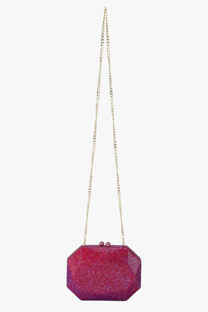 Olga Berg Matty Crystal Clutch