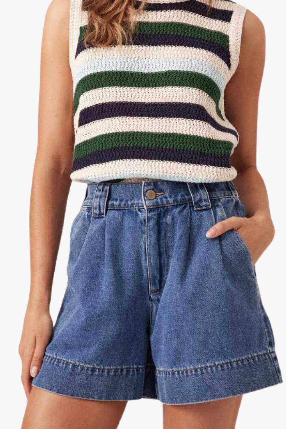 Ceres Life Pleat Front Short