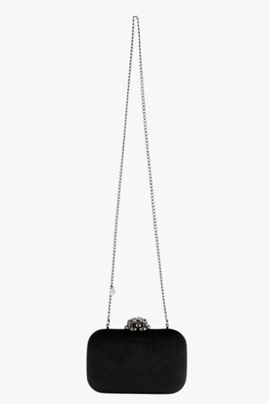 Olga Berg Emilia Velvet Clutch