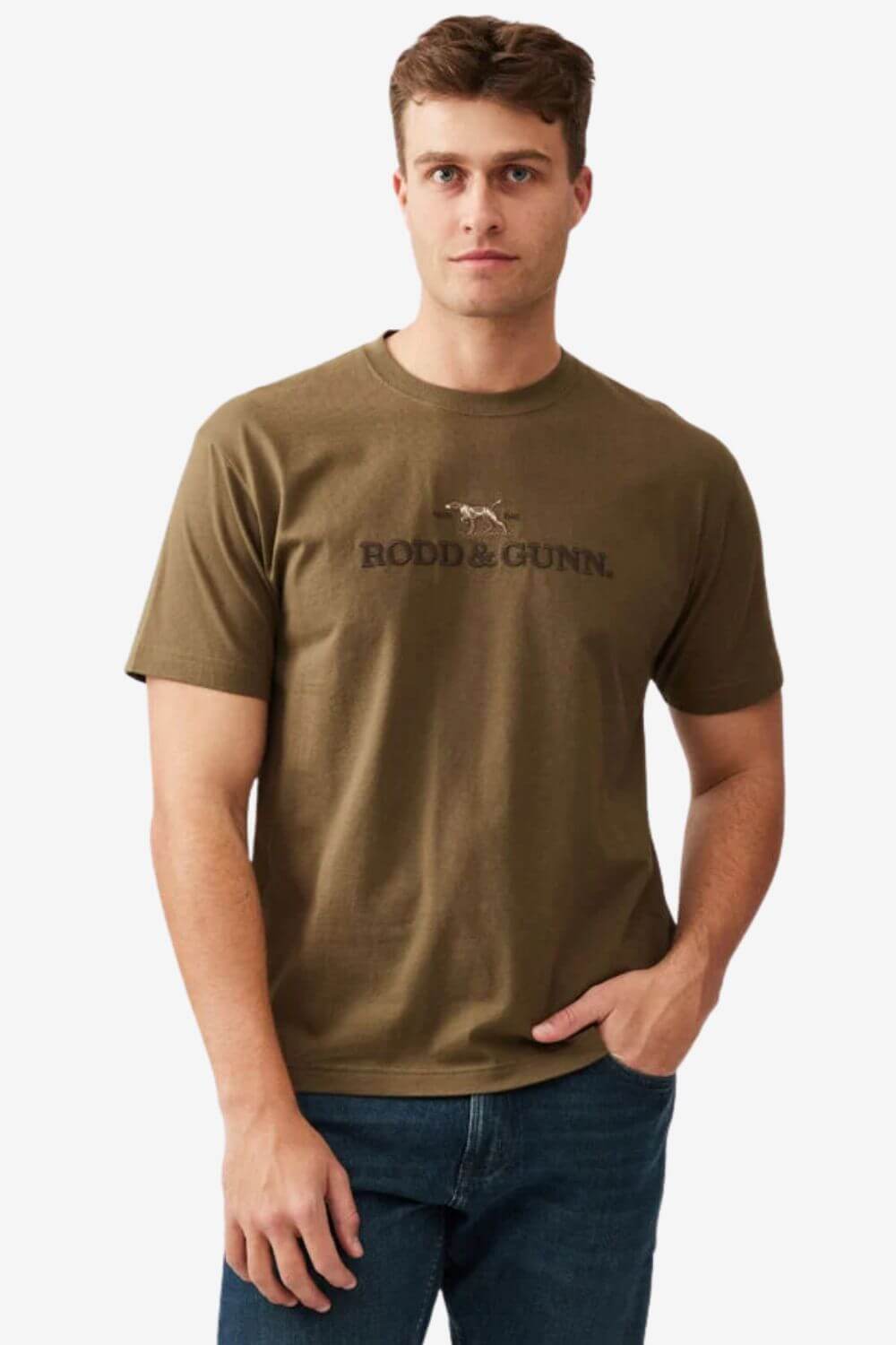 Rodd & Gunn Mens The Peaks Logo T-Shirt