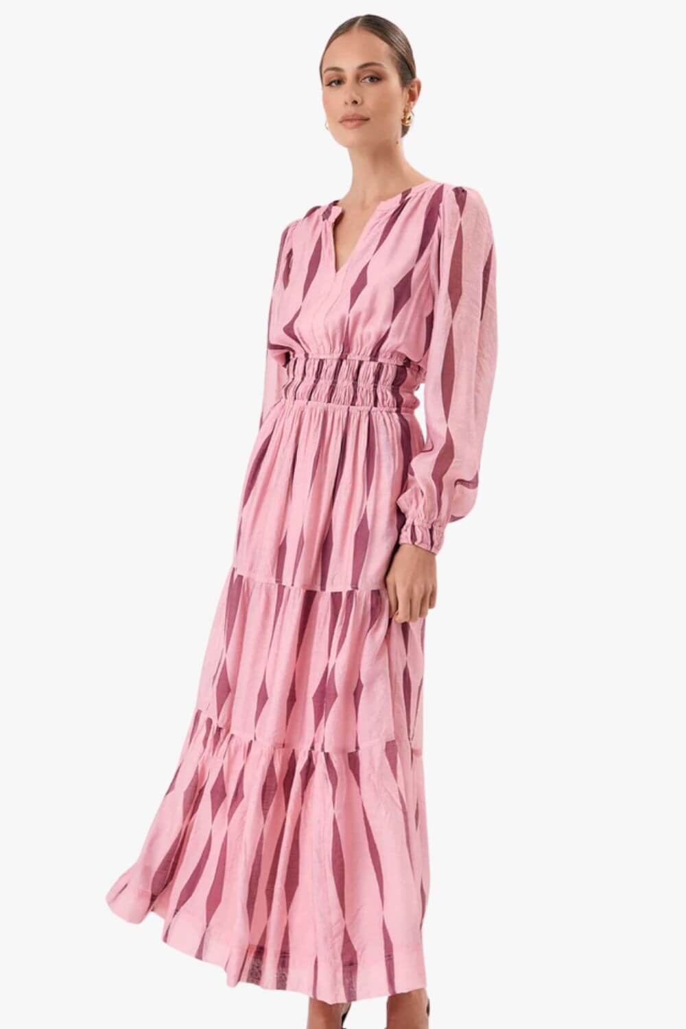 Adorne Violette San Lorenzo Print Dress