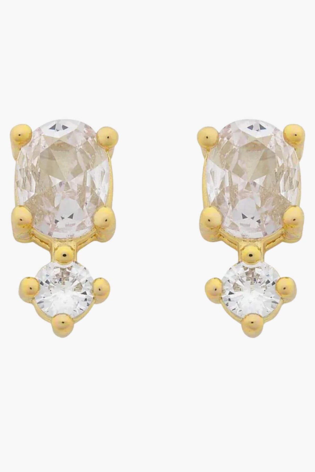 Liberte Nico CZ Stud Earring