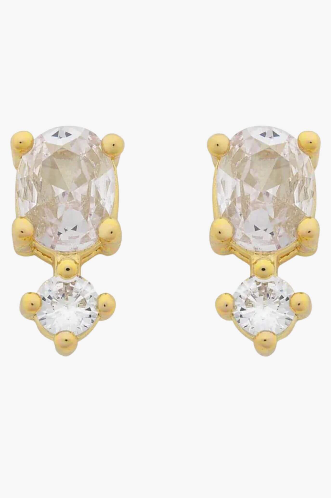 Liberte Nico CZ Stud Earring