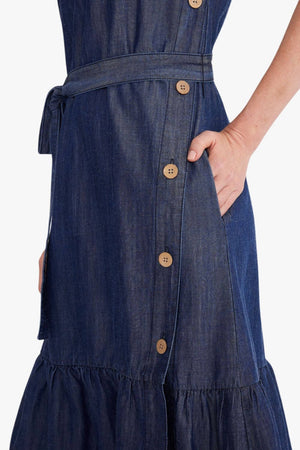 Yarra Trail Denim Button Dress