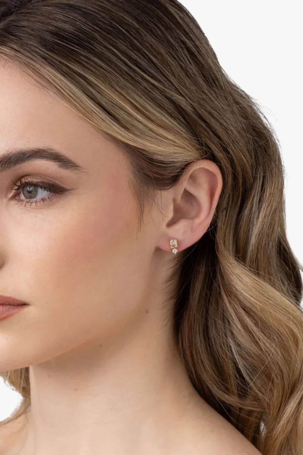 Liberte Nico CZ Stud Earring