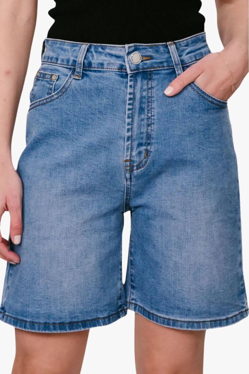 Tiana Stretch Long Shorts