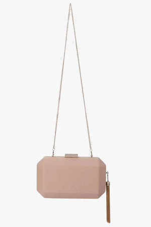 Olga Berg Lia Facetted Clutch