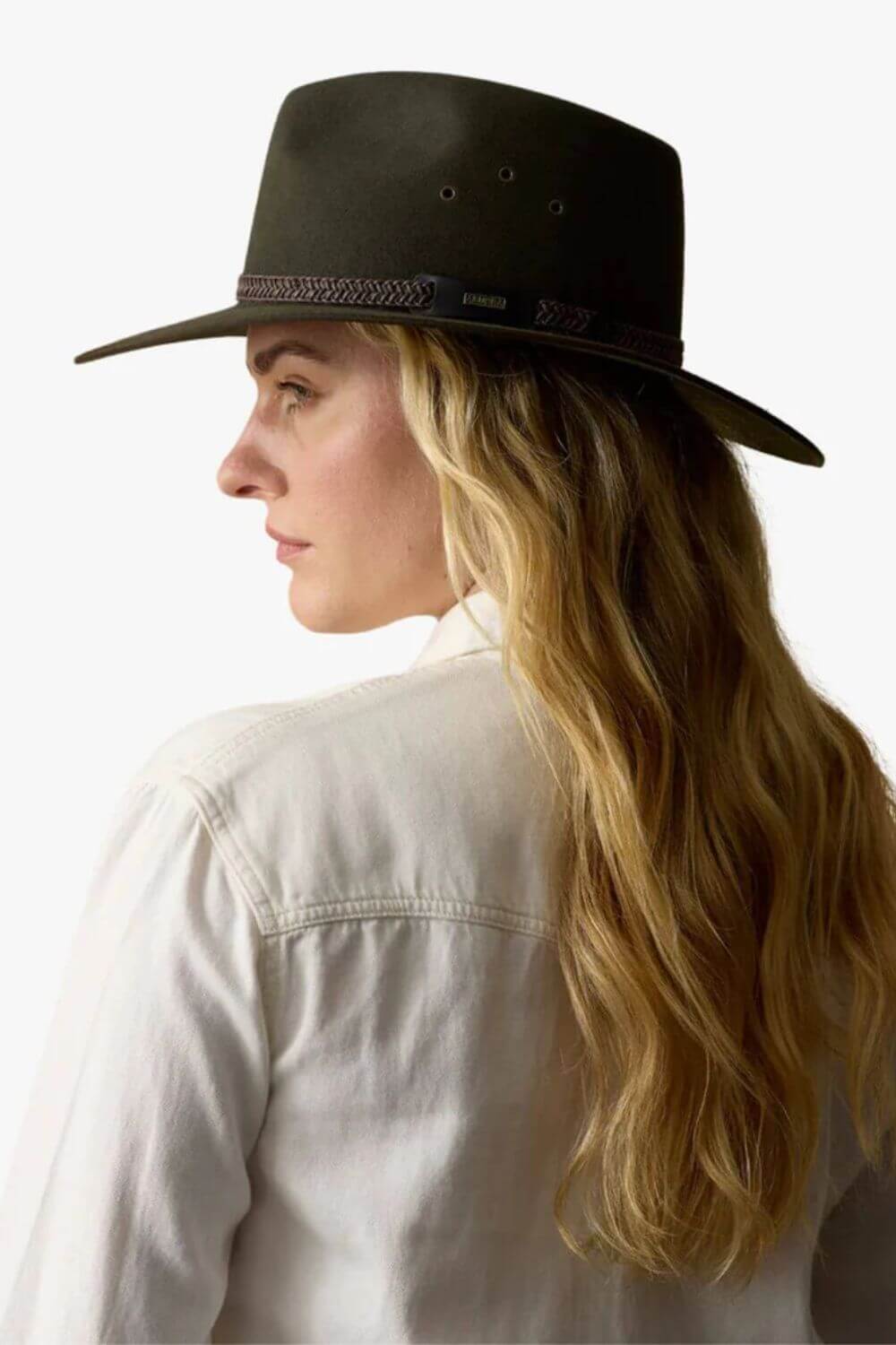 Akubra Tablelands Felt Hat Brown Olive