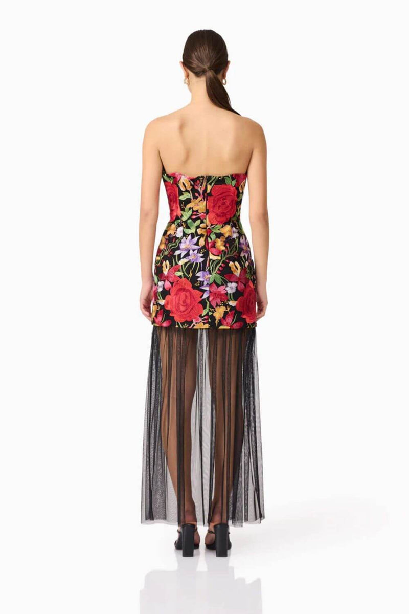 Elliatt Talia Contrast Maxi Dress