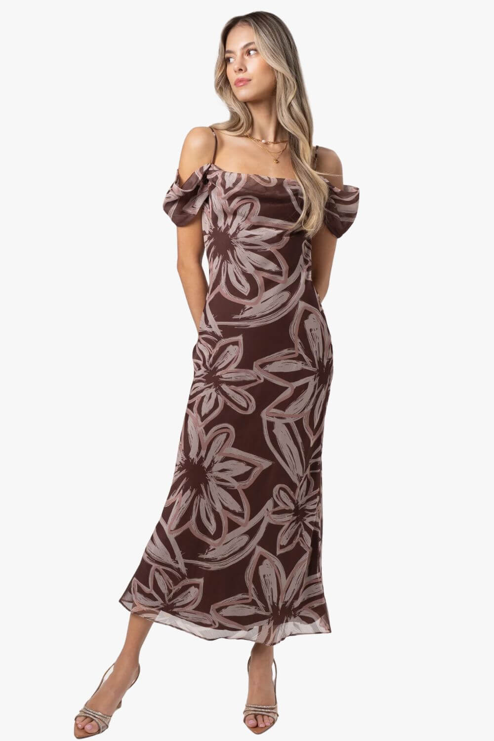 Juliette Off Shoulder Midi Dress